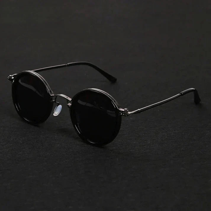 Laureano | Gafas de sol redondas con montura metálica