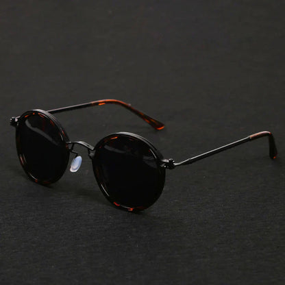 Laureano | Gafas de sol redondas con montura metálica