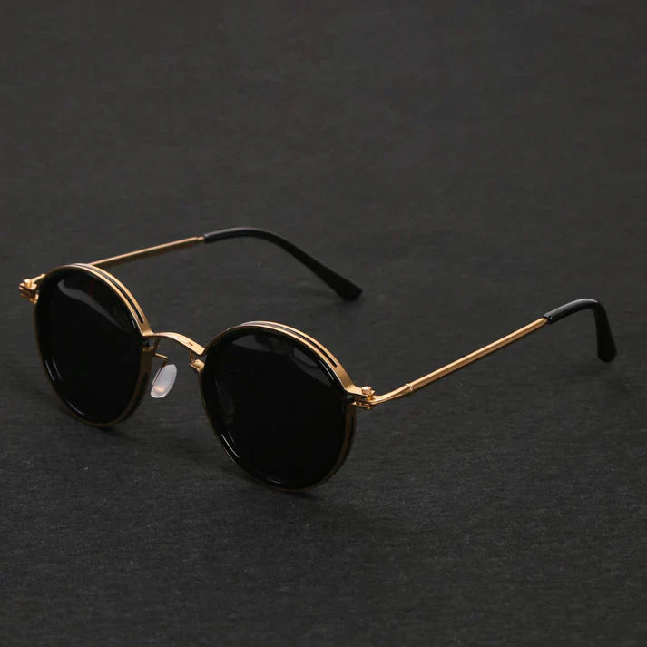 Laureano | Gafas de sol redondas con montura metálica