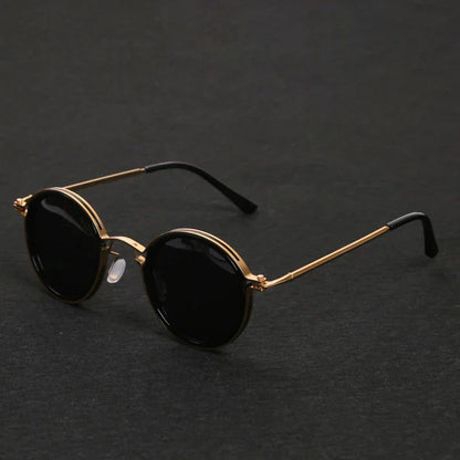 Laureano | Gafas de sol redondas con montura metálica
