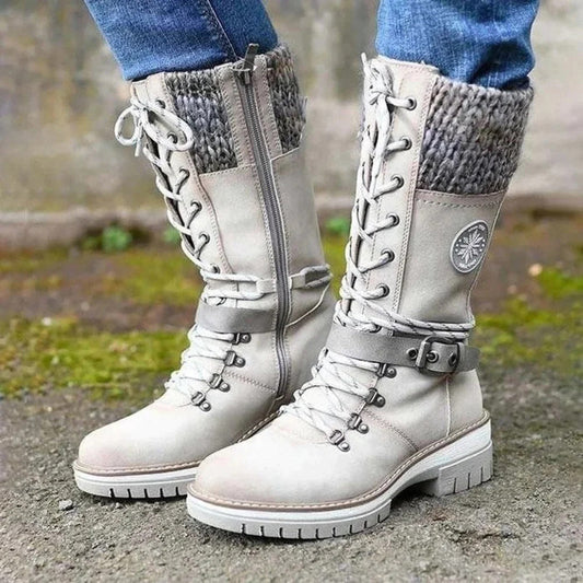 Doralina | Botas de caña alta estilo moderno para mujer de invierno