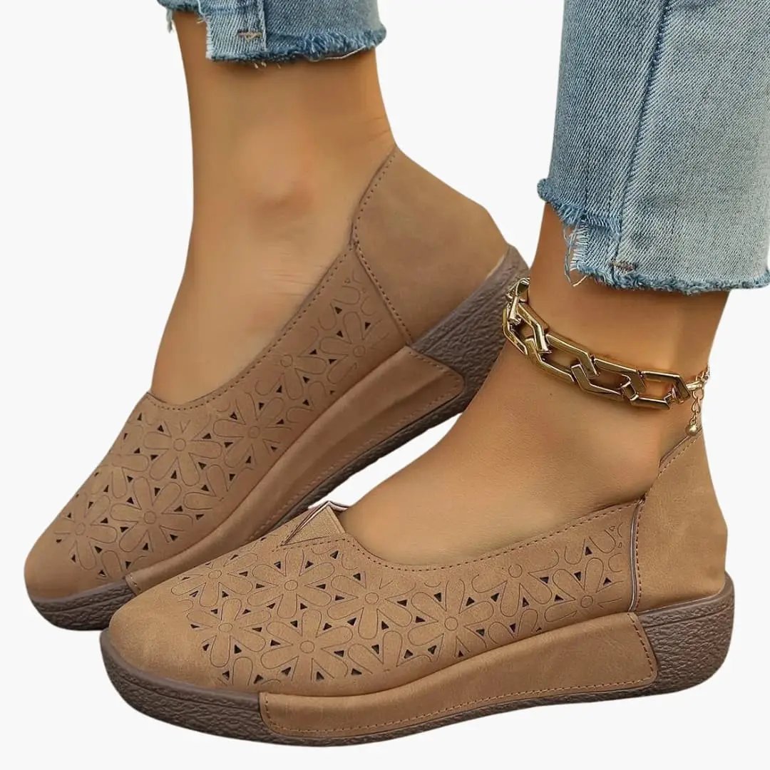 Elisa | Women's loafers with leather upper and orthopedic insole