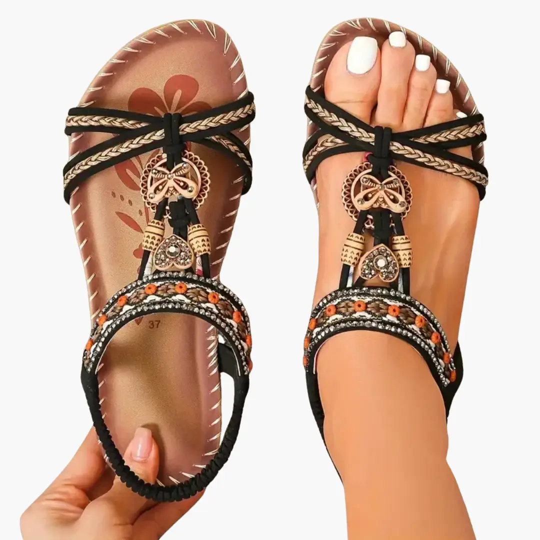 Marisol| Sandales orthopédiques pour femme avec ajustement flexible