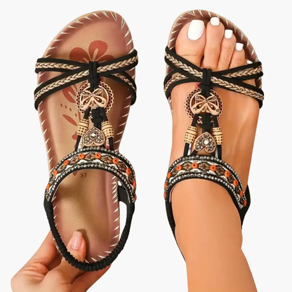 Marisol| Sandales orthopédiques pour femme avec ajustement flexible