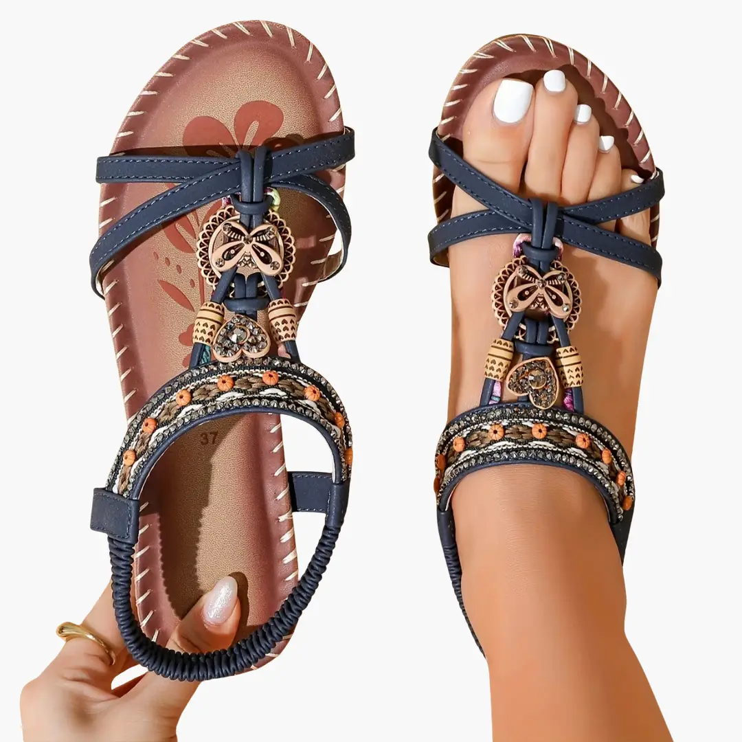 Marisol| Sandales orthopédiques pour femme avec ajustement flexible