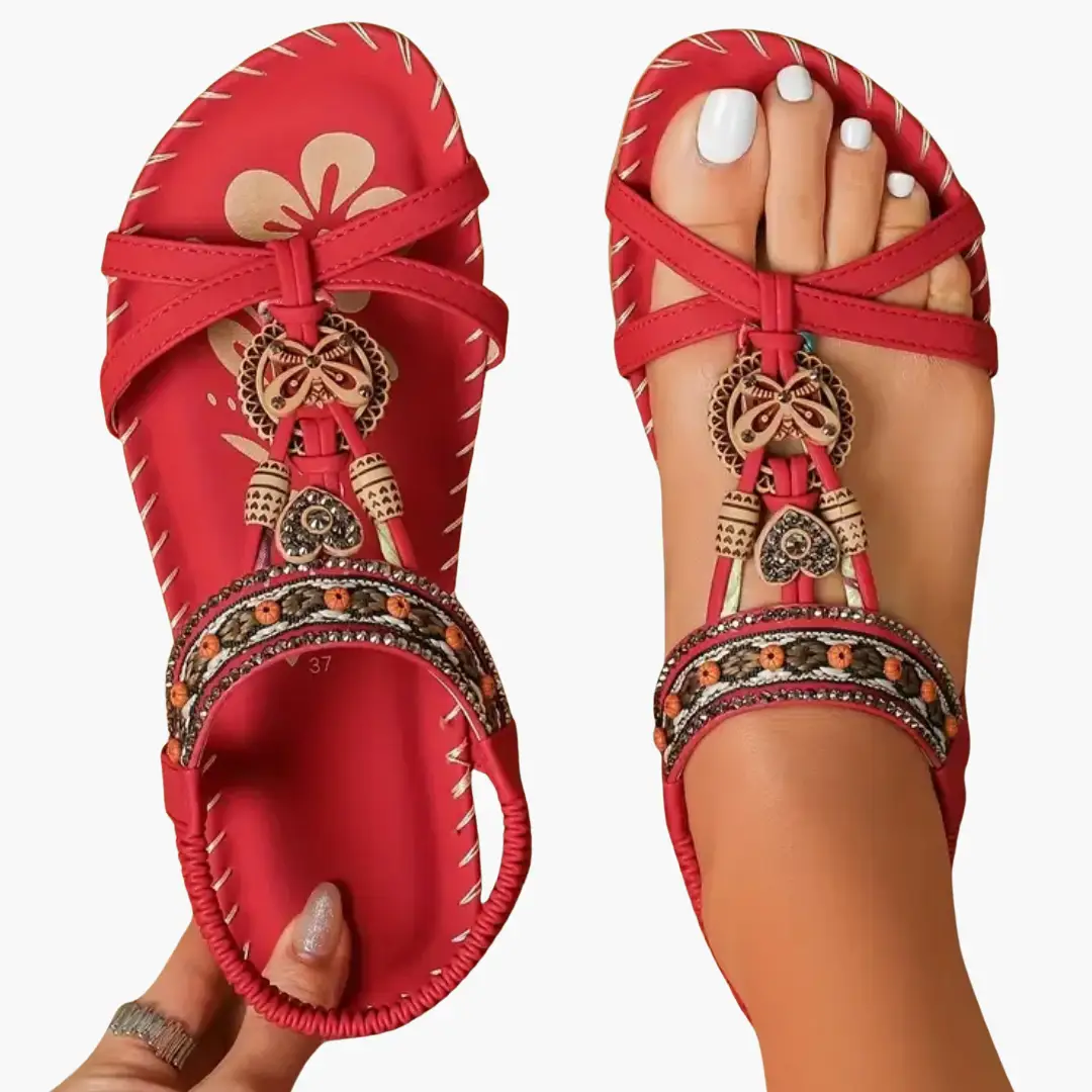 Marisol| Sandales orthopédiques pour femme avec ajustement flexible