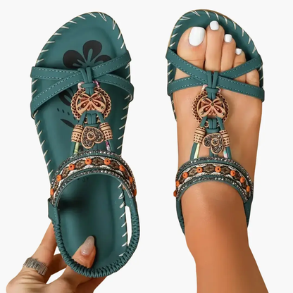 Marisol| Sandales orthopédiques pour femme avec ajustement flexible