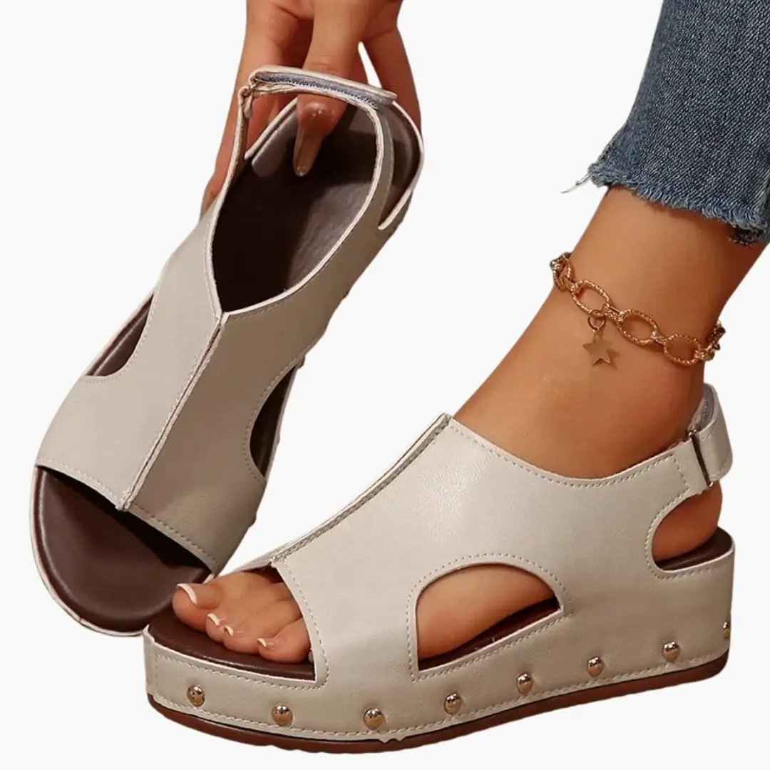 Felisa | Sandales à plateforme pour femme avec semelle intérieure rembourrée et brides