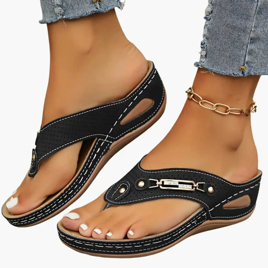 Paulina | Sandales pour femme avec brides ajustables et semelle rembourrée