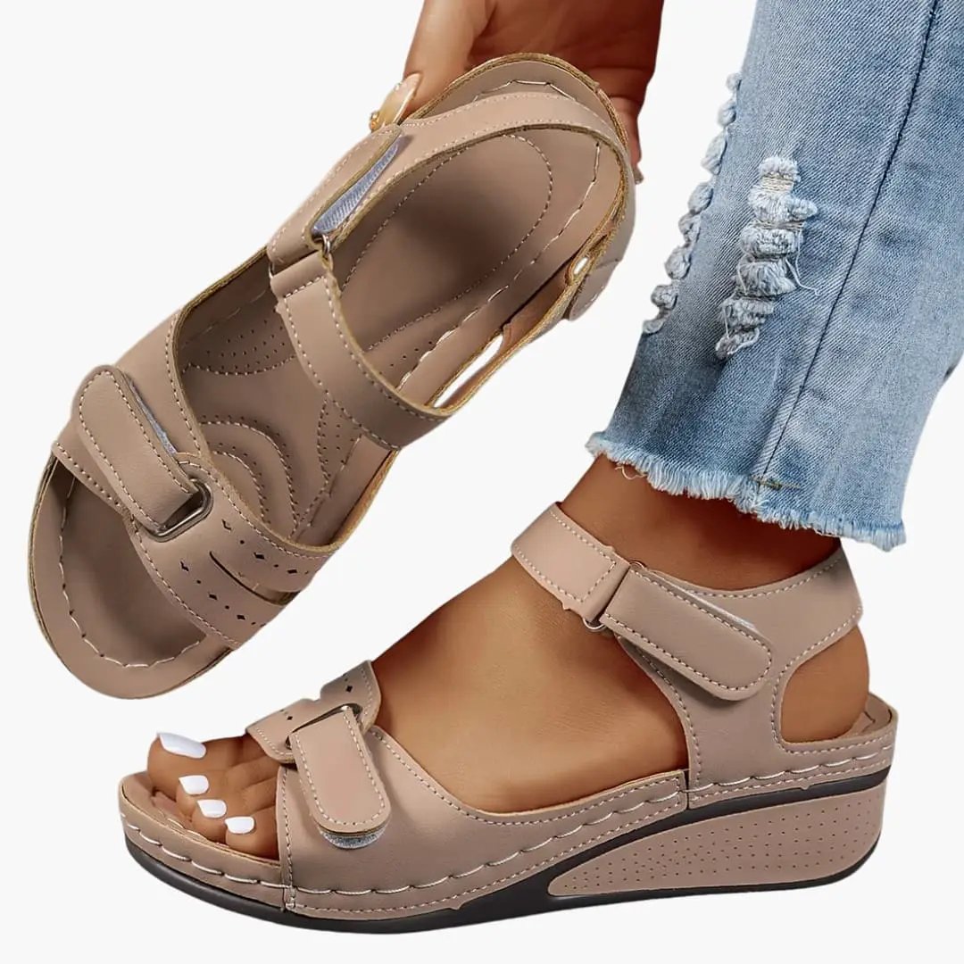 Jazmin | Women's sandals with cushioned insole and wedge sole