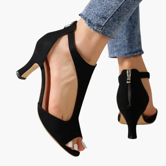 Araceli | Sandales pour femme avec ouverture et talon large