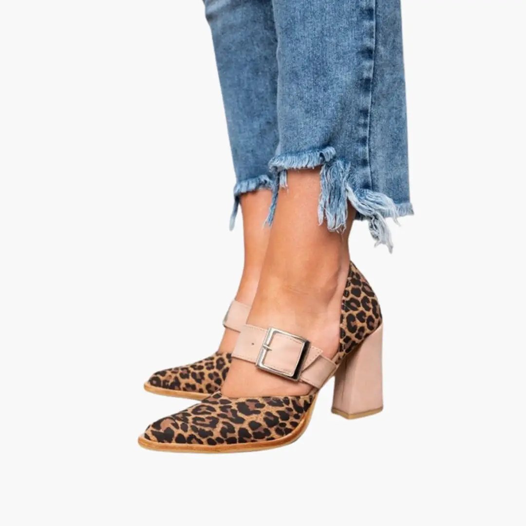 Liliana | Women's sandals with suede upper and stable heel