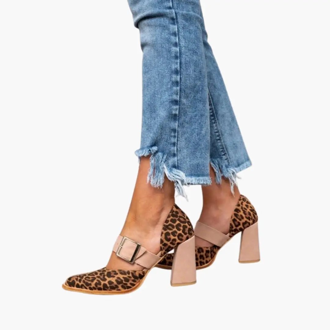 Liliana | Women's sandals with suede upper and stable heel