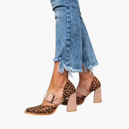 Liliana | Women's sandals with suede upper and stable heel
