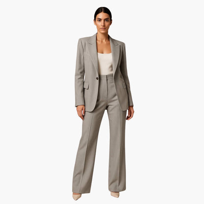 Noemi| Ensemble de mariage pour femme avec blazer et pantalon large