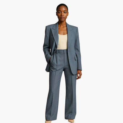 Noemi| Ensemble de mariage pour femme avec blazer et pantalon large