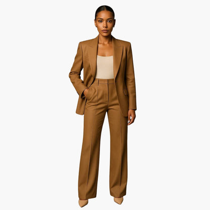 Noemi| Ensemble de mariage pour femme avec blazer et pantalon large