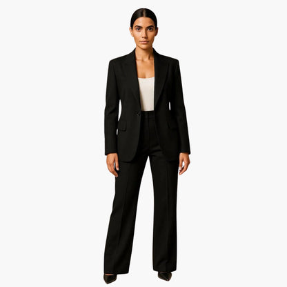Noemi| Ensemble de mariage pour femme avec blazer et pantalon large