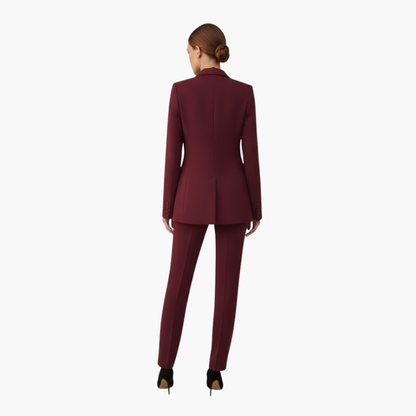 Josefina| Costume de mariage pour femme avec blazer et pantalon droit