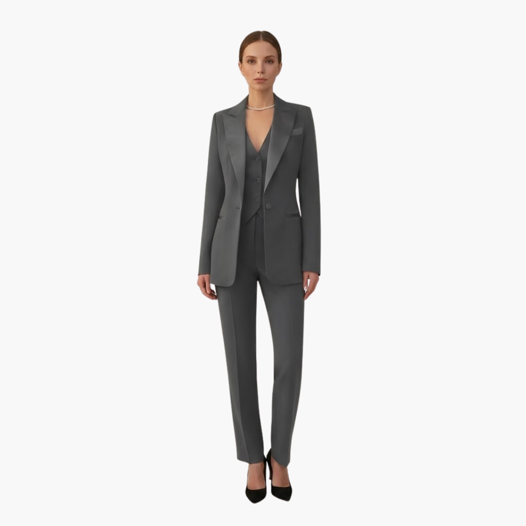 Josefina| Costume de mariage pour femme avec blazer et pantalon droit
