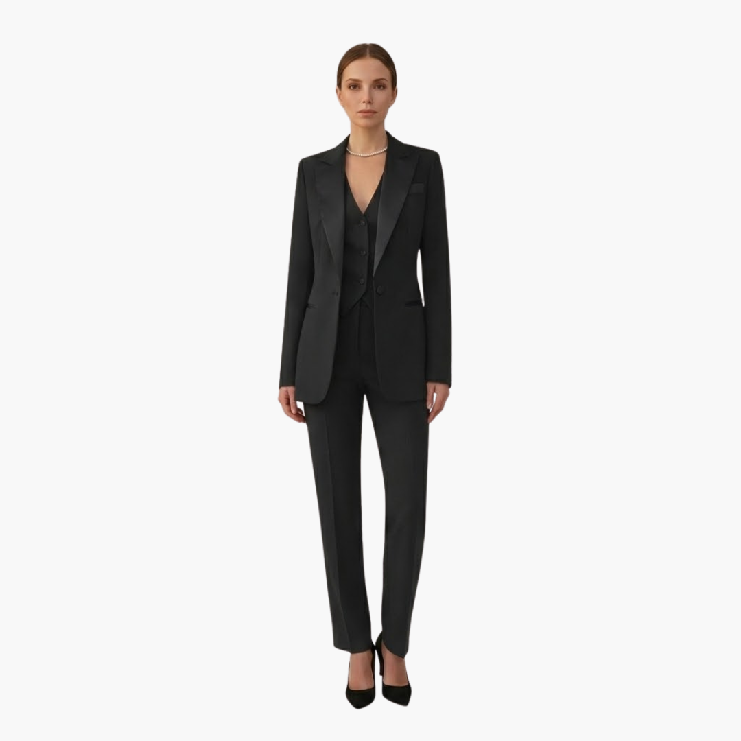 Josefina| Costume de mariage pour femme avec blazer et pantalon droit