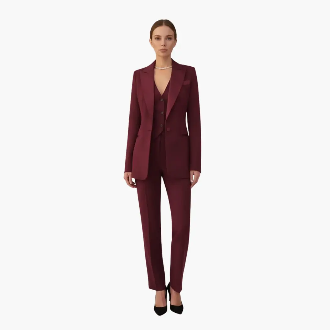 Josefina| Costume de mariage pour femme avec blazer et pantalon droit