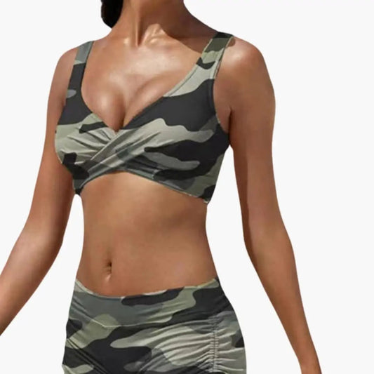 Beatriz | Ensemble bikini pour femme avec design croisé et short