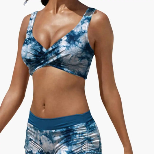 Beatriz | Ensemble bikini pour femme avec design croisé et short