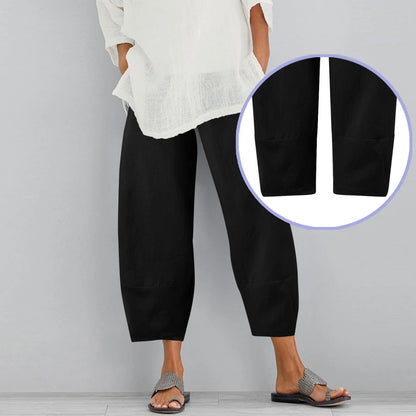 Mireya | Women's wide-leg cropped pants with a loose fit