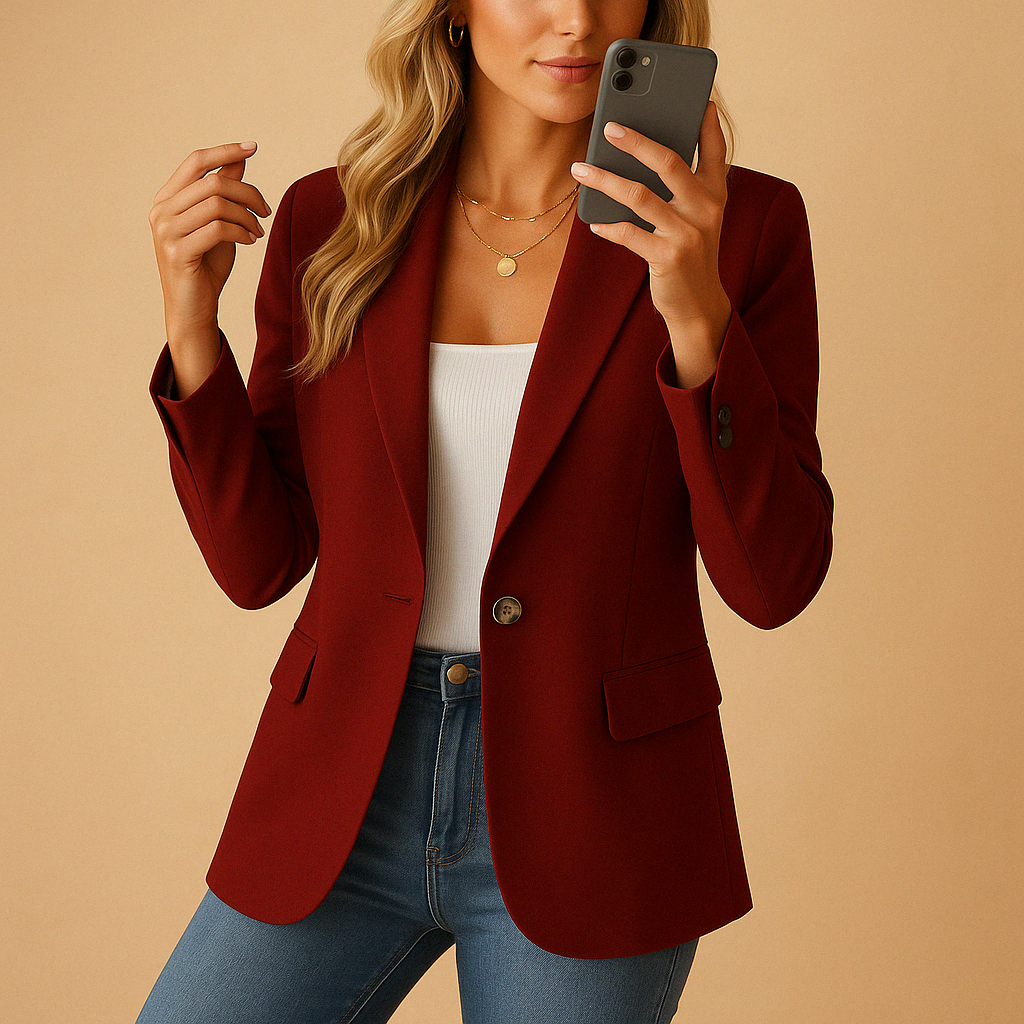 Leocadia | Blazer clásico de primavera elegante para mujer