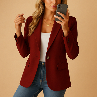 Leocadia | Blazer clásico de primavera elegante para mujer
