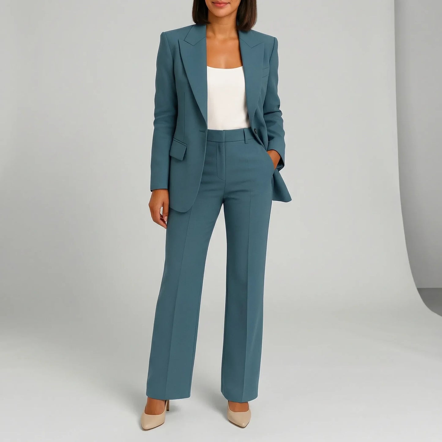 Jacinta | Conjunto para mujer con blazer y pantalón recto