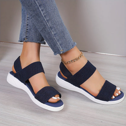 Leocadia | Sandalias ligeras para mujer con tiras elásticas de verano