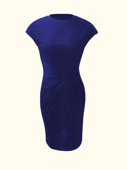 Odette | Classic fitted short-sleeve dress
