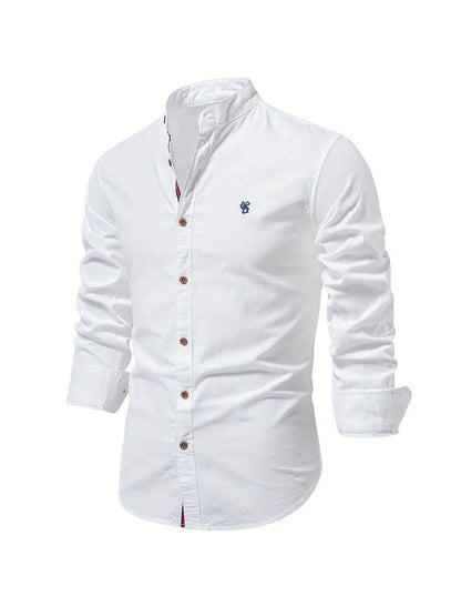 Alejandro | Camisa casual de hombre con botones para entretiempo