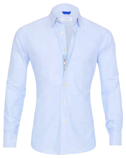 Mateo | Long-sleeve shirt with zip-up classic collar