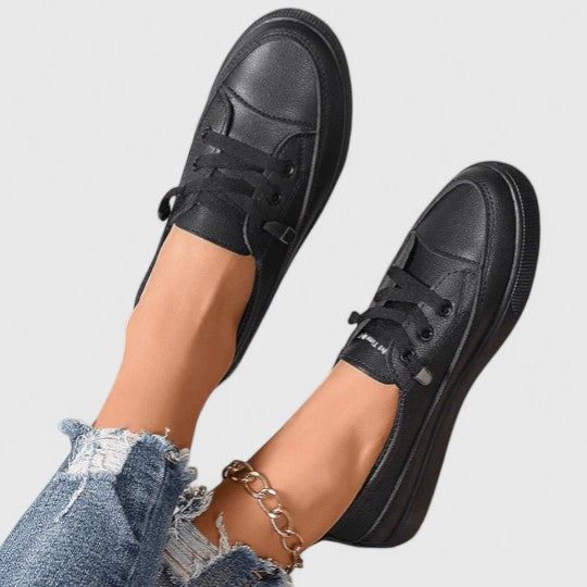 Aixa | Zapatillas clásicas de primavera bajas y con cordones para mujer