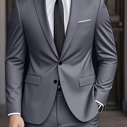 Alonso | Traje para hombre con chaqueta entallada y cierre de botones