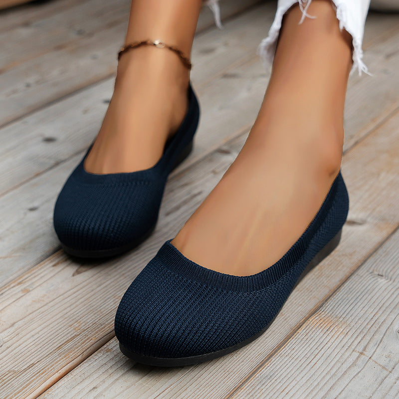 Lara | Zapatos ortopédicos planos sin cordones con diseño cerrado