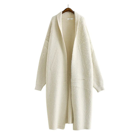 Rebeca | Women's Open Elegant Long Knit Coat for Spring