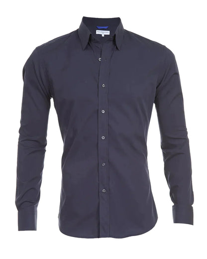Mateo | Long-sleeve shirt with zip-up classic collar