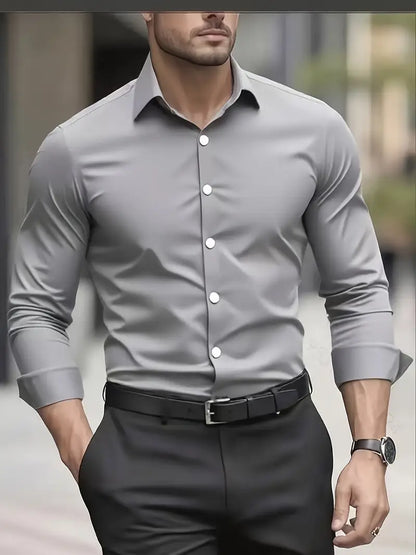Valerio | Camisa con manga larga y botones