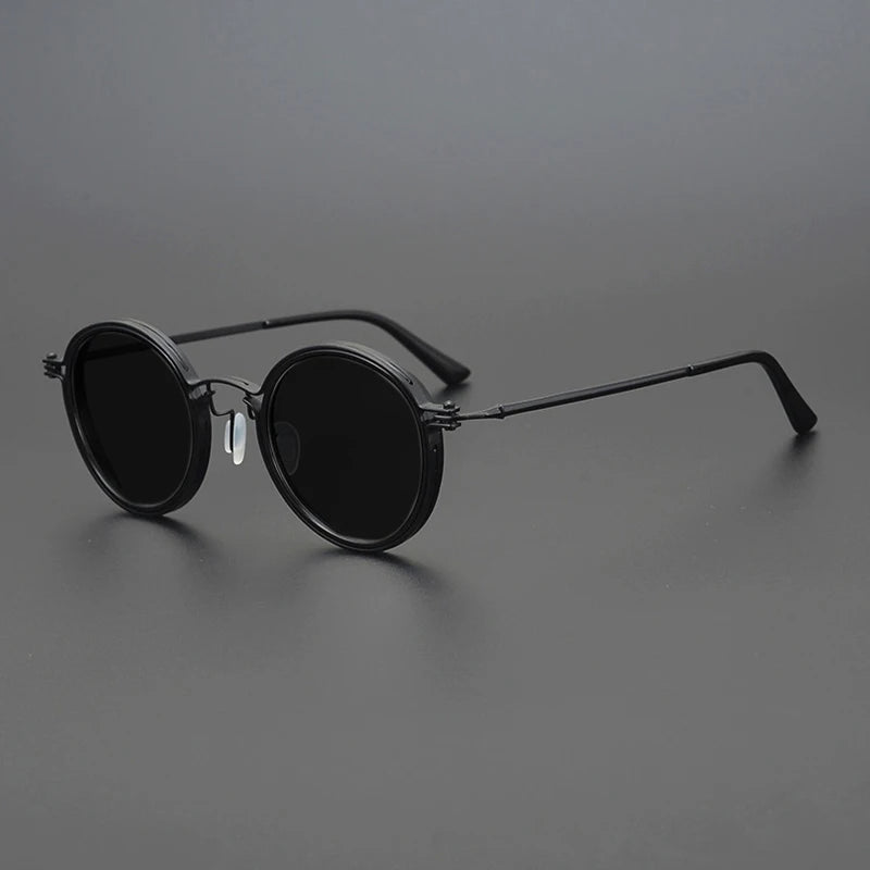 Laureano | Gafas de sol redondas con montura metálica