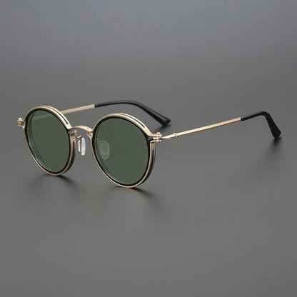 Laureano | Gafas de sol redondas con montura metálica