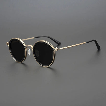 Laureano | Gafas de sol redondas con montura metálica