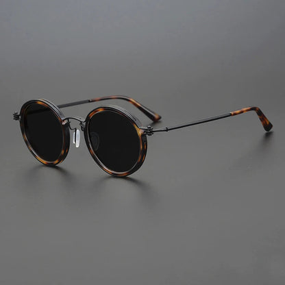 Laureano | Gafas de sol redondas con montura metálica