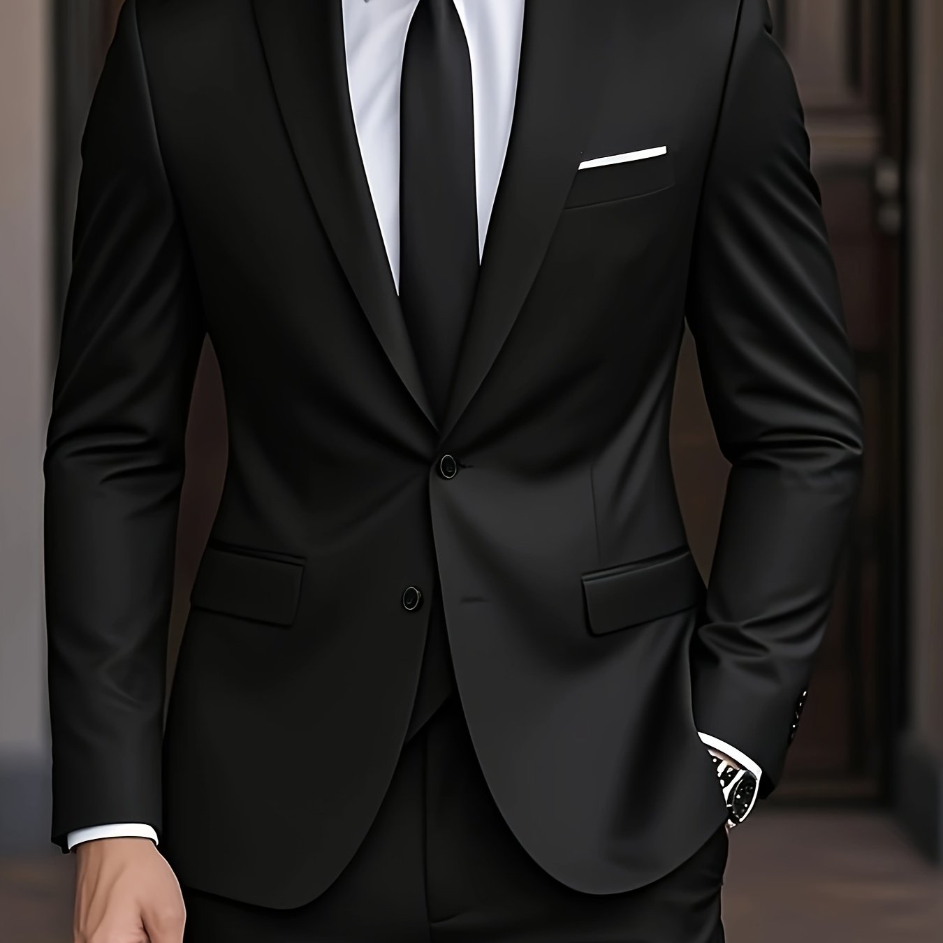 Alonso | Traje para hombre con chaqueta entallada y cierre de botones