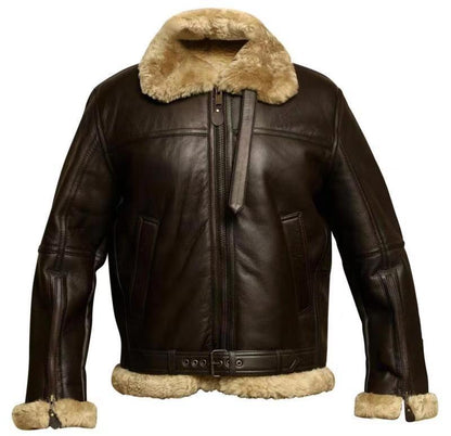 Chaqueta clásica con cremallera para hombre