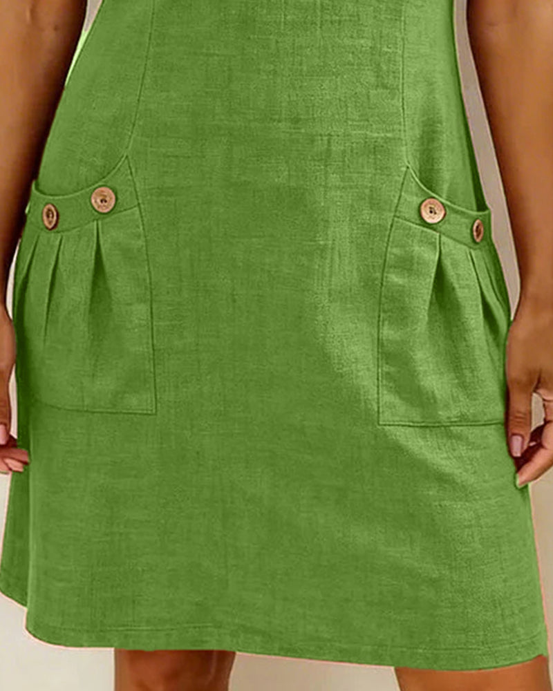 Renira | Women's straight dress with zipper and pockets