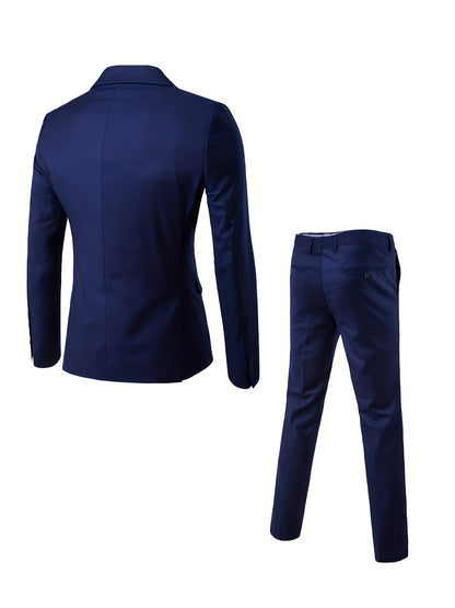 Alonso | Traje para hombre con chaqueta entallada y cierre de botones